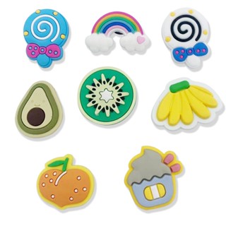 Crocs charms Jibbitz หัวเข็มขัดรองเท้า การ์ตูน jibz croc PVC ยางนุ่ม หัวเข็มขัดรองเท้า jibbit crocs อุปกรณ์เสริมรองเท้า