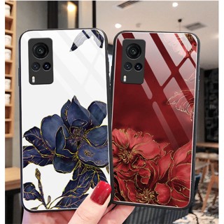 Dmy เคสโทรศัพท์มือถือกระจกนิรภัย สําหรับ vivo X70 X80 X50 X60 Y35 Y21 Y20S Y20i Y12S Y12 Y15A Y15S Y11 Y19 Y17 Y33S Y21A Y20A Y21S