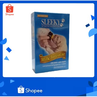 Sleeky นมลูกสุนัข นมผง สำหรับสุนัขอายุ 3วันขึ้นไป 150 g.