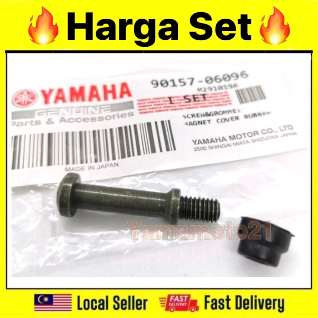 YAMAHA Y125Z Y125ZR MAGNET COVER SCREW + ชุดหมวกยาง YAMAHA สําหรับ 125ZR 125Z Y125 Z ZR
