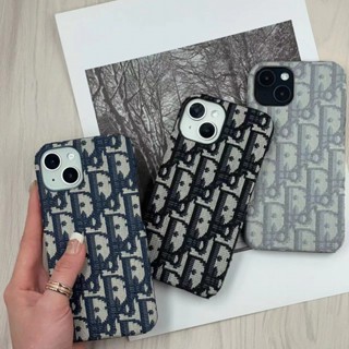 เคส iphone 13 เคส iphone 14 เคสโทรศัพท์มือถือ ผ้าแคนวาส แบบครึ่งห่อ สําหรับ iphone 13 14