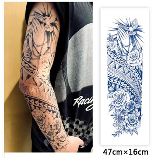 【COCO Magic tattoo】สติกเกอร์รอยสักชั่วคราว กึ่งถาวร กันน้ํา ติดทนนาน 15 วัน 47 ซม.*16 ซม.