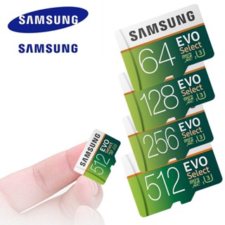 การ์ดหน่วยความจํา Samsung SD 128GB 256GB 512GB Class10 TF Card TF Card Minisd Flash