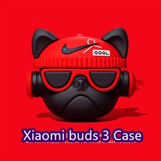 【พร้อมส่ง】เคสหูฟัง แบบนิ่ม ลายการ์ตูน สีพื้น สําหรับ Xiaomi Buds 3