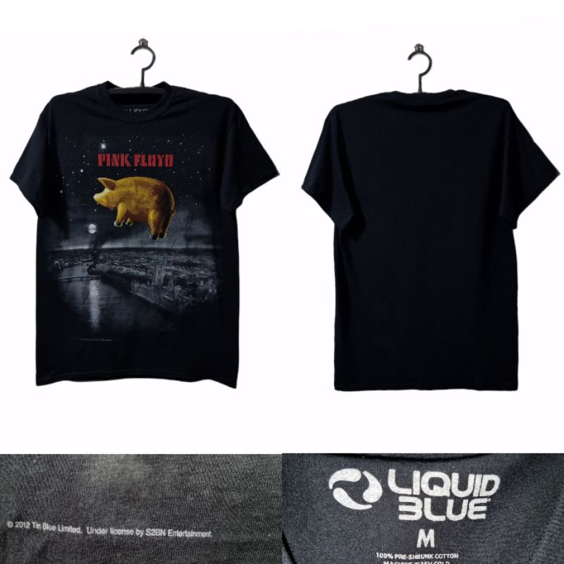 เสื้อวง PINK FLOYD BY  LIQUID BLUE สินค้าลิขสิทธิ์แท้ มือ1 นำเข้าจากUSA
ป้าย สกรีนคอ Liquid Blue
_01