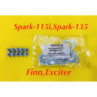 แหวนล็อคสเตอร์หน้า+น๊อค Spark-115i,Spark-135,Finn,Exciter  10ต้ว