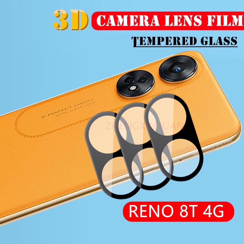 ฟิล์มกระจกนิรภัยกันรอยหน้าจอ ป้องกันกล้อง 3D สําหรับ OPPO RENO 8T 4G Ren8 T 5G RENO8T 4G A1PRO A1 PRO OPPO A78 1-3 ชิ้น