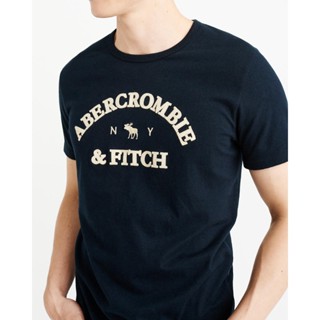 Abercronbie Fitch AF เสื้อยืดแขนสั้น พิมพ์ลายกวาง【พร้อมส่ง】