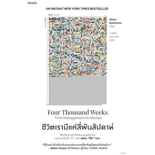 หนังสือ #ชีวิตเรามีแค่สี่พันสัปดาห์ Four Thousand Weeks : Time Management for Mortals / Oliver Burke