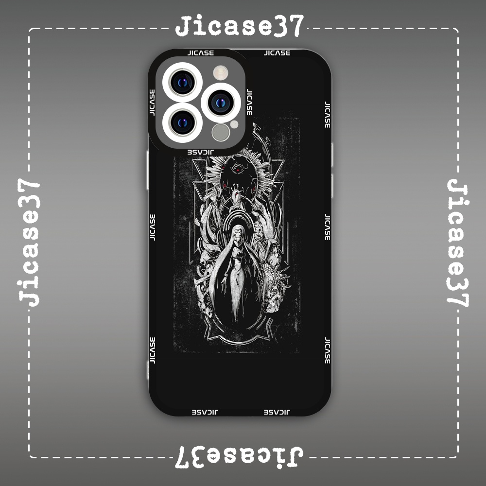 Jicase Square Edge iphone Case Skullgirls Aesthetic Classic Greek Painting