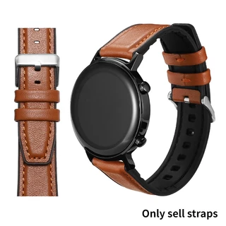 สายนาฬิกาข้อมือ สายหนังวัวแท้ ปลดไว 18 มม. 20 มม. 22 มม. แบบเปลี่ยน สําหรับ Amazfit Samsung Smart Watch
