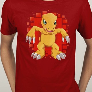 Digimon Adventure Agumon Taichi Yagami Gabumon Yamato anime Short Sleeve T-shirt shirt O-Neck Men Fashion cotton_11_01