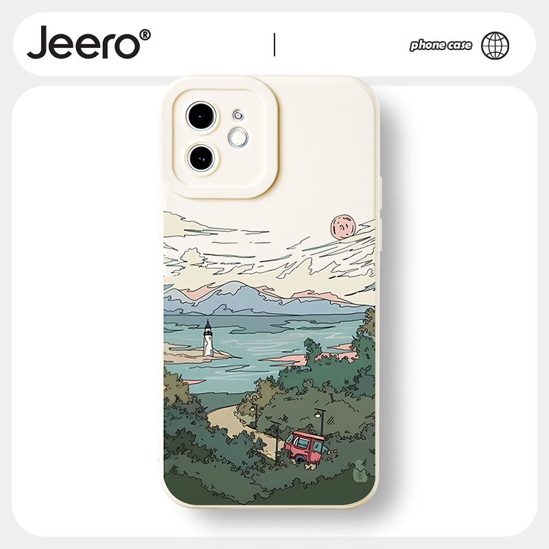 Jeero เคสไอโฟน เคสซิลิโคนนุ่มกันกระแทกน่ารักตลก เคสโทรศัพท์ Compatible for iPhone 16 15 14 13 12 11 Pro Max SE 2020 X XR XS 8 7 6 6S Plus พลัส HFF2425