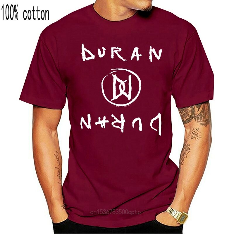 เสื้อยืดผ้าฝ้าย Duran Duran DDs อย่างเป็นทางการผู้ชายสีดํา US นําเข้า Harajuku Hip Hop O-คอ TOP TEE