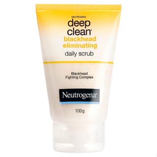 DAILYSCRUB100G นูโทรจีน่าดีพคลีนแบลคเฮดเดลี่สครับ100ผลิตภัณฑ์ดูแลผิวหน้าNEUTROGENA BLACKHEAD DEEPCLEAN