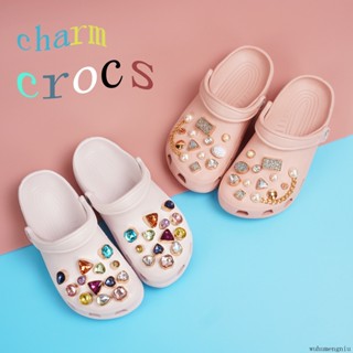 ใหม่ ตัวติดรองเท้า CROCS ไข่มุก jibbitz ตัวติดรองเท้าลายดอกไม้