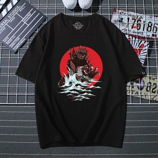 Godzilla vs. King Kong short-sleeved T-shirt mens movies around half-sleeved loose size trend round_01