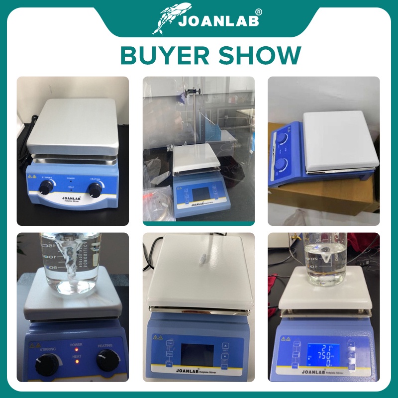 Joanlab خلاط مغناطيسي بالتسخين وشاشة رقمية — صورة 6