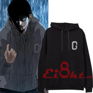 เสื้อแจ็กเก็ต มีฮู้ด ลายการ์ตูน Da Joon To Not Die Manhwa Series สไตล์เกาหลี