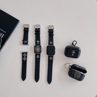 【ใหม่】สายนาฬิกาข้อมือหนังโครเมี่ยม ลายหัวใจ สําหรับ iWatch Series 8 7 6 SE 5 4 3 2 1 iWatch Band 44 มม. 41 มม. 45 มม. 49 มม. 42 มม. 40 มม. 42 มม. 38 มม.