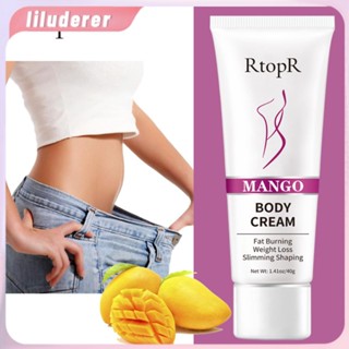 Rtopr Mango Slimming Weight Lose Body Cream Shaping สร้างเส้นโค้งที่สวยงามกระชับเซลลูไลท์40G HO