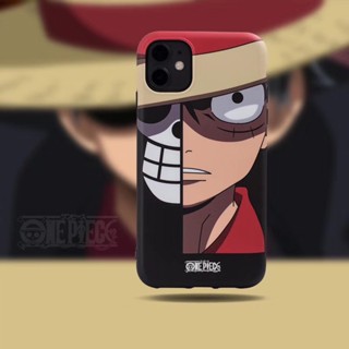 เคสโทรศัพท์มือถือ แบบนิ่ม ลายการ์ตูนลูฟี่ One Piece สําหรับ iPhone 14 13 12 11 Pro XsMax X XS XR 7 8p