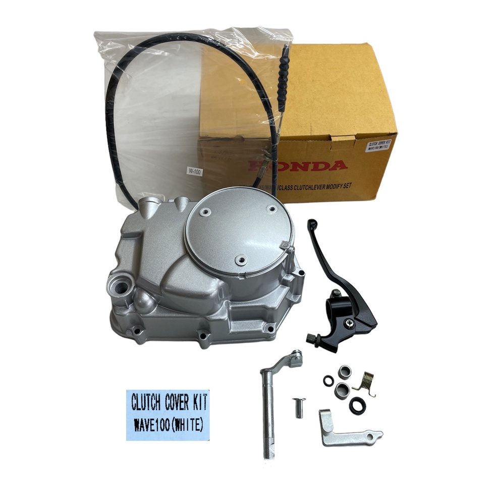 ชุดครอบคลัช Honda Wave100 Wave 100 W100 (สีขาว)