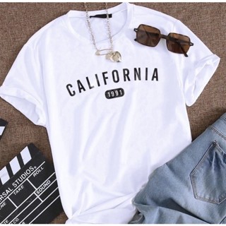 California 1991 Minimalist Aesthetic Print Tees Tshirt unisex cotton_03