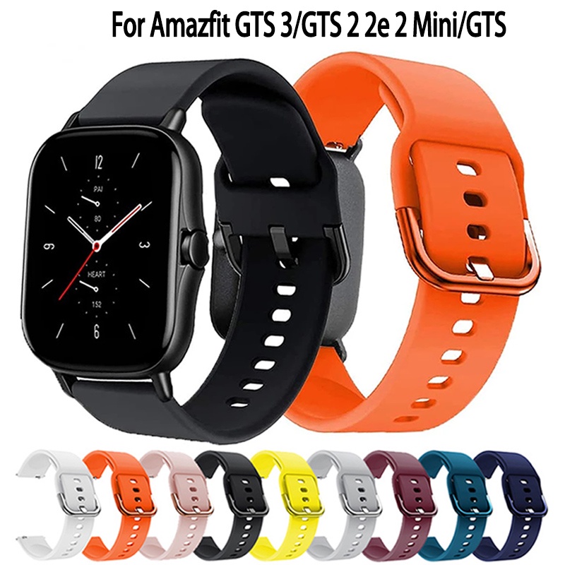 สาย Amazfit GTS 3 สายนาฬิกา ซิลิโคน แบบนุ่ม เปลี่ยนทดแทน สำหรับ Amazfit GTS / gts 2 2e 2Mini / GTS 4