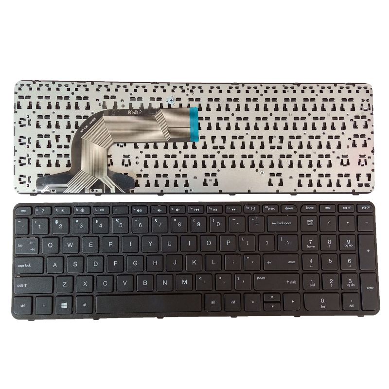 HP แป้นพิมพ์แล็ปท็อปสําหรับ 15-N 15-E 15N 15T 15-F 15-G 15-R 15-A 15-S 15-H 250 255 256 G2 G3 Us ภาษ