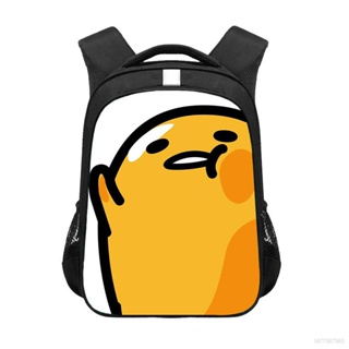 Xue Gudetama กระเป๋าเป้สะพายหลัง กระเป๋านักเรียน พิมพ์ลาย ระบายอากาศ ความจุขนาดใหญ่ สําหรับเด็กอนุบาล