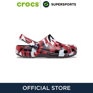 CROCS Classic Printed Camo Clog รองเท้าลำลองผู้ใหญ่ รองเท้าผู้ใหญ่