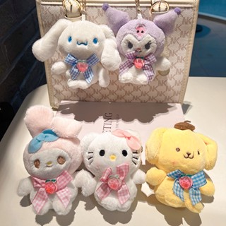 Sanrio ตุ๊กตา Kuromi Cinnamoroll Melody Hello kitty แบบนิ่ม 11 ซม. สไตล์ญี่ปุ่น สําหรับเด็ก วันเกิด คริสต์มาส