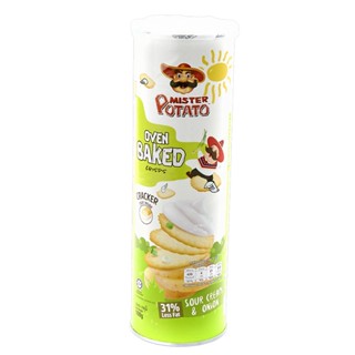 มิสเตอร์โปเตโต้แครกเกอรซาวครีมหัวหอม100กMR SOUR POTATO BAHEDCREAM ONION 100G