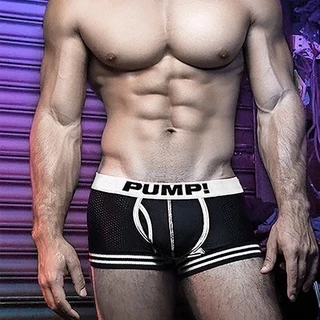 Pump กางเกงชั้นใน กางเกงบ็อกเซอร์ ระบายอากาศ เซ็กซี่ แห้งเร็ว สําหรับผู้ชาย