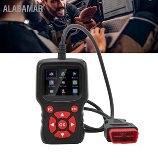 ALABAMAR สำหรับ Creator C302 EOBD OBDII เครื่องสแกนเนอร์จอแสดงผล LCD หลายภาษาความแม่นยำสูงสำหรับรถยนต์ 8V-24V