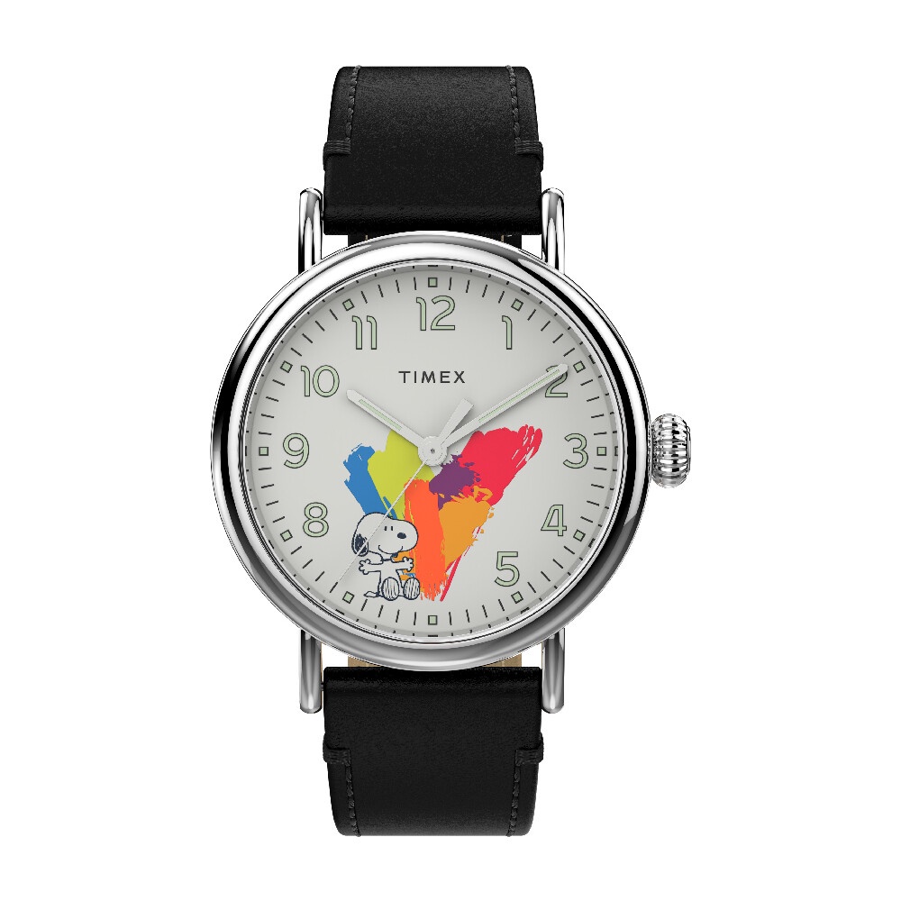 Timex TW2V60900 WATERBURY STANDARD นาฬิกาข้อมือผู้ชาย สายหนังสีดำ หน้าปัด 40 มม.