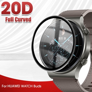 3d PMMA ฟิล์มกันรอยหน้าจอ สําหรับ Huawei Watch Buds Smartwatch HD ฟิล์มกันรอยหน้าจอ แบบนุ่ม ป้องกันการระเบิด