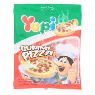 ยูปี้กัมมี่ กรัมYUPI พิซซ่ารุ่นถุง 64GUMMY PIZZA 64G.