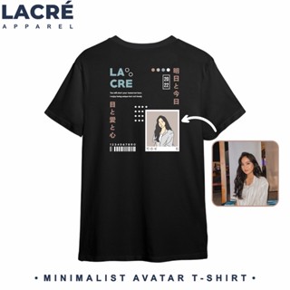 เสื้อยืด พิมพ์ลาย Lacre MINIMALIST AVATAR |  เสื้อยืด ลายการ์ตูน มินิมอล สามารถปรับแต่งรูปภาพของคุณได้ - LKRT03