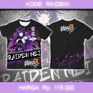 Honkai Impact Game T-Shirt - Raiden Mei_02