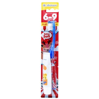 เซนท์แอนดรูว์แปรงสีฟันการ์ตูน 6-9 ปี ST.ANDREWS CARTOON TOOTHBRUSH 6-9 YEAR