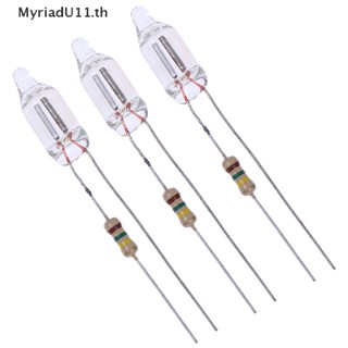 Myriadu หลอดไฟนีออน 220V 6*16 มม. 20 ชิ้น