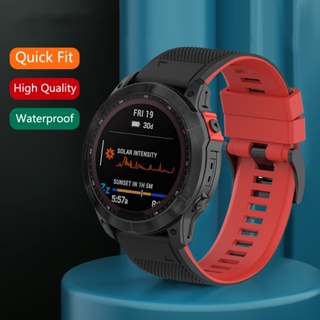 Garmin Approach S62 S60 Tactix 7 Pro สายนาฬิกาข้อมือซิลิโคน ปลดเร็ว 26 มม. 22 มม. สําหรับเล่นกีฬา