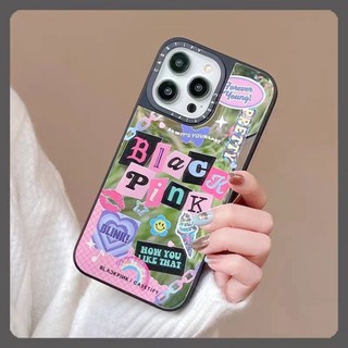 【BLACKPINK】เคสโทรศัพท์มือถือแบบแข็ง กันกระแทก พร้อมกระจก สําหรับ iPhone 11 12 13 14 pro max ip 13 pro max ip 12 pro max ip 11 pro max