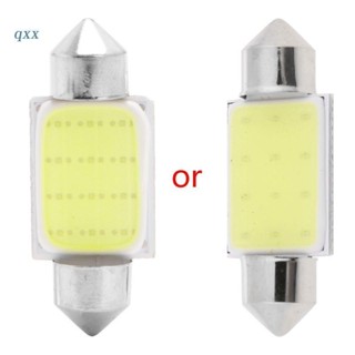 Ch*【พร้อมส่ง】หลอดไฟ LED SMD C5W PLASMA COB ขนาด 36 มม. สีขาว สําหรับติดตกแต่งภายในรถยนต์