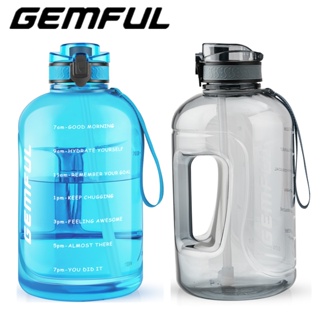 Gemful ขวดน้ําดื่ม ขนาดใหญ่ 3 ลิตร ปลอด BPA กันรั่วซึม จุน้ําได้เยอะ สําหรับเล่นกีฬากลางแจ้ง