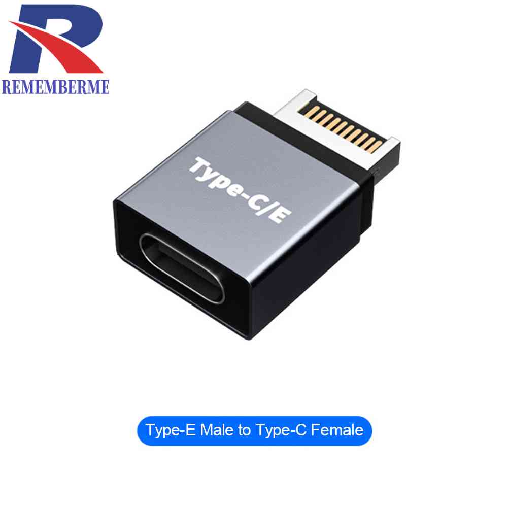 อะแดปเตอร์เชื่อมต่อเมนบอร์ด Type E เป็น Type C USB สําหรับคอมพิวเตอร์ตั้งโต๊ะ PC