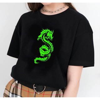 NEON DRAGON AESTHETIC STREETWEAR SHIRT by FADTEEPH_01