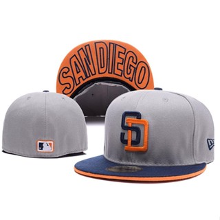 หมวกแก๊ป ผ้าฝ้าย ปักลายทีม San Diego Padres MLB แฟชั่นฤดูร้อน สําหรับผู้ชาย และผู้หญิง